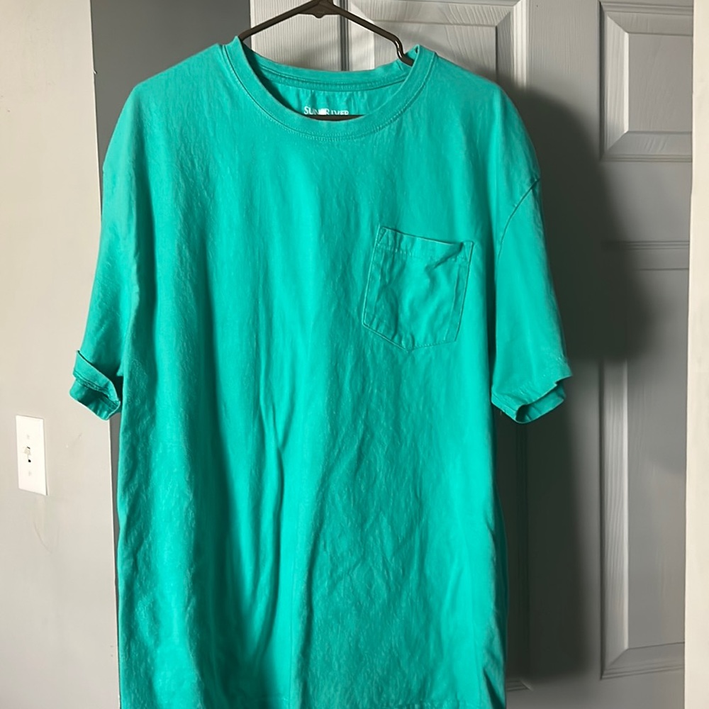 Sun River green mens t-shirt size XXL
